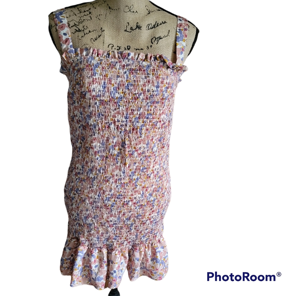 SUMMER SHEIN Dress-Sz Med 6- Smocked